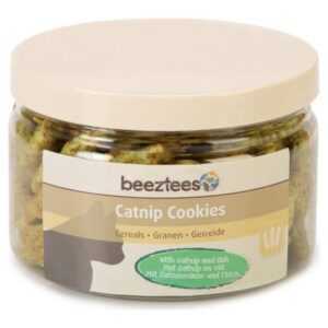 Beeztees Kauspielzeug Katzensnack Catnip Cookies Lachs 55 g