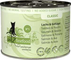 Catz Finefood Katzenfutter Classic No. 5 Lachs & Geflügel 200 g