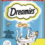 DREAMIES Katzensnack mit Lachs 180 g Mega Pack