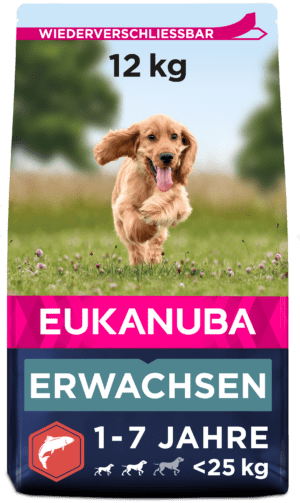 EUKANUBA Adult Small & Medium Breed Lachs 12kg