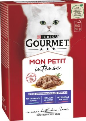 Gourmet Mon Petit mit Thunfisch Lachs und Forelle 6x 50g Gourmet Mon Petit