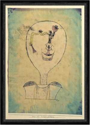 Kunstdruck The Beginnings of a Smile Paul Klee Lachen Gesicht Figuren Kopf Faks_B, (1 St)