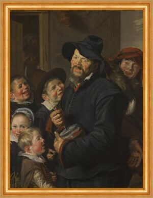 Kunstdruck The Rommel-Pot Player Frans Hals Musik Kinder Lachen Freude B A3 01878, (1 St)