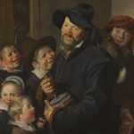 Kunstdruck The Rommel-Pot Player Frans Hals Musik Kinder Lachen Freude Mann B A3, (1 St)