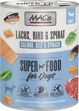 Macs Dog Lachs, Rind & Spinat 800 g