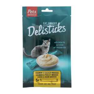 Pets Unlimited Delisticks 12x5x15g Lachs und Huhn