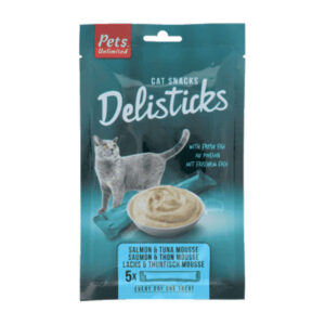 Pets Unlimited Delisticks 12x5x15g Lachs und Thunfisch