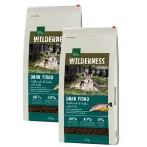 REAL NATURE WILDERNESS Senior Dark Fjord Rothirsch & Lachs mit Ente 2x12 kg