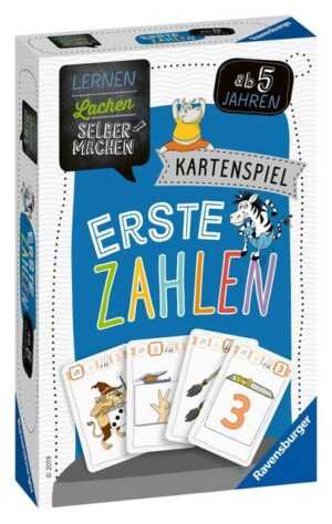 Ravensburger Spiel, Kinder Kartenspiel Lernen Lachen Selbermachen Erste Zahlen 80658