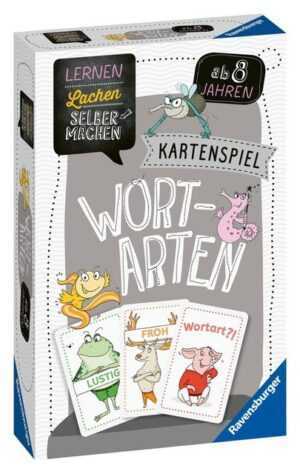 Ravensburger Spiel, Kinder Kartenspiel Lernen Lachen Selbermachen Wortarten 80353