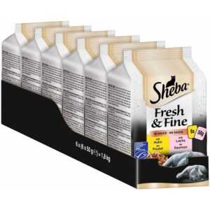 Sheba Multipack Fresh & Fine in Sauce 36x50g Huhn & Lachs