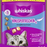 Whiskas Katzensnack Knuspertaschen mit Lachs 180g