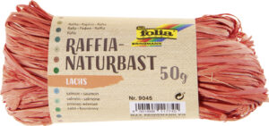 folia Raffia-Naturbast, 50 g, lachs