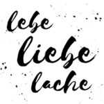 ti-flair Papierserviette 20 Servietten Lebe Liebe Lache 33x33cm, (20 St)