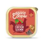 Edgard & Cooper Puppy Hundefutter - Schälchen - Huhn & Lachs - 11 x 150 g