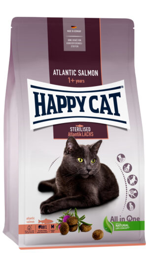 HAPPY CAT Sterilised Adult Atlantik Lachs 1,3 kg