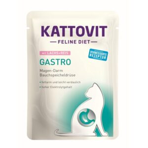 KATTOVIT Gastro Lachs und Reis 24x85g