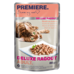 PREMIERE Deluxe Ragout Adult Reich an Lachs 22x85 g