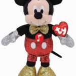 Ty - Disney - Mickey Mouse Sparke 15 cm sitzend mit Lachen