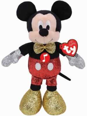 Ty - Disney - Mickey Mouse Sparke 15 cm sitzend mit Lachen