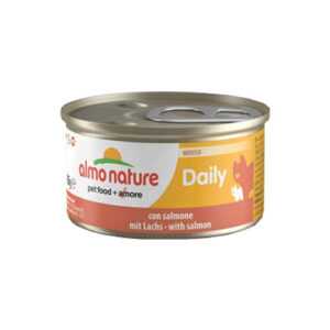 Almo Nature Daily Menu Mousse Katzenfutter - Dosen - Lachs - 24 x 85 g