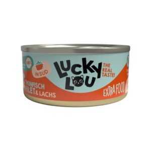 Lucky Lou Zwischenmahlzeit in Brühe 18x70g Thunfisch & Lachs