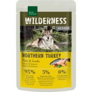 REAL NATURE WILDERNESS Senior Northern Turkey Pute und Lachs 12x100 g