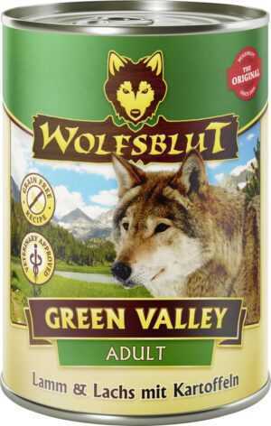 Wolfsblut Green Valley Adult Lamm & Lachs mit Kartoffel Hundefutter 395 g