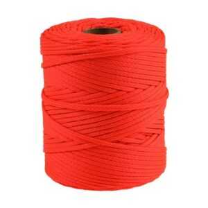 maDDma 100m Polyester-Schnur Kordel 4mm Seil, neon lachs