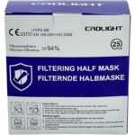 Crd Light - CRDFFP2 Feinstaubmaske ohne Ventil FFP2 25 St. en 149:2001 + A1:2009 din 149:2001 + A1:20