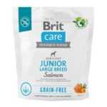 Brita - Trockenfutter für junge Hunde (3 Monate - 2 Jahre), große Rassen ab 25 kg - Brit Care Dog Grain-Free Junior Large Lachs 1 kg