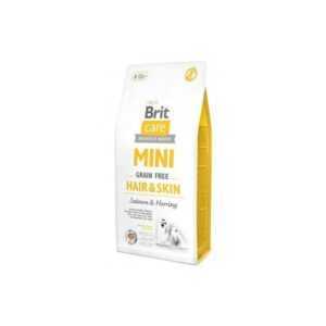 Brita - brit Care Mini Hair & Skin Lachs & Hering - Trockenfutter für Hunde - 7 kg