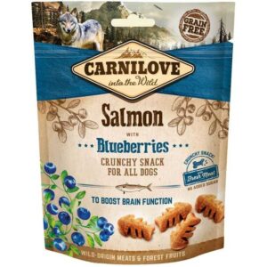 Carnivoro - carnilove Snack für Hunde Knusprig frischer Lachs + Blaubeere - 200 g