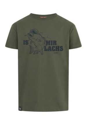 Derbe T-Shirt Is mir Lachs (1-tlg)