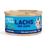 Edgard & Cooper Stückchen in Soße Adult 18x85g Lachs und Huhn