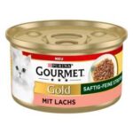 GOURMET Gold Saftig-feine Streifen 12x85g Lachs