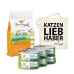 I love my cat ILMC set mit Lachs und Truthahn - Trockenfutter und Nassfutter + Jutebeutel