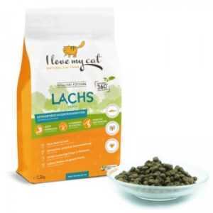 I love my cat Trockenfutter für Katzen mit Lachs - 1,2 kg