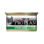 Iperbriko - Pro Plan Sterilized Patè Katze mit Thunfisch und Lachs Purina 85 Gramm