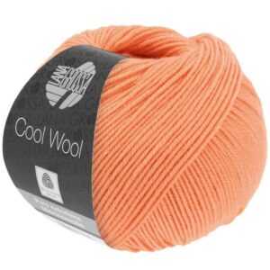 LANA GROSSA Lana Grossa - Cool Wool 2095 lachs Häkelwolle, 160 m