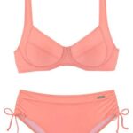 LASCANA Bügel-Bikini Damen lachs Gr.42 Cup C