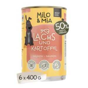 Milo & Mia Lachs & Kartoffel 6x400 g