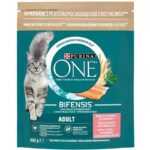 Purina - One Bifensis Adult Lachs - Trockenfutter für Katzen - 800 g