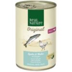 REAL NATURE Adult Lachs & Huhn mit Distelöl 24x400 g