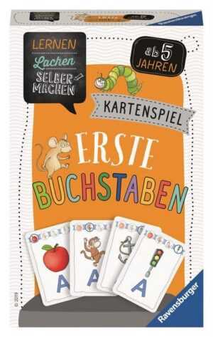 Ravensburger Spiel, Lernen Lachen Selbermachen: Kartenspiel Erste Buchstaben