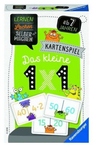 Ravensburger Spiel, Lernen Lachen Selbermachen: Kartenspiel Rechnen bis 20