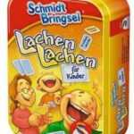 Schmidt Spiele Spiel, Bringsel - Lachen Lachen Kinder Kartienspiel, ca. 10 x 7 x 3,3 cm Mitbring-Spiele in Metallbox