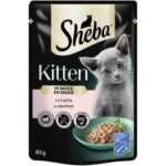 Sheba Kitten in Sauce mit Lachs MSC 28x85 g