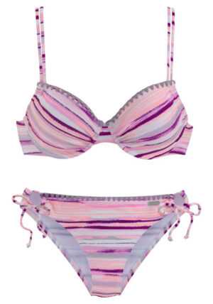 VENICE BEACH Bügel-Bikini Damen lachs-bedruckt Gr.36 Cup G