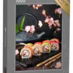 puzzleYOU Puzzle Sushi mit Lachs, Thunfisch, Garnele, Frischkäse, 1000 Puzzleteile, puzzleYOU-Kollektionen Sushi